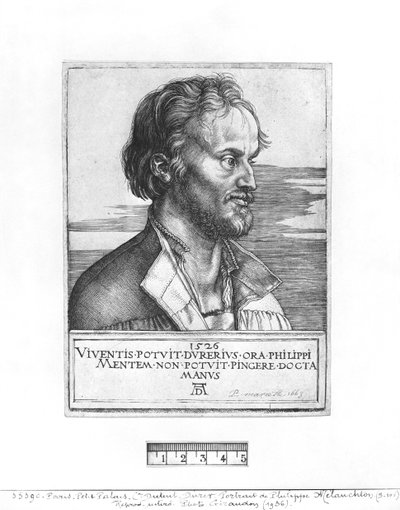 Ritratto di Philipp Melanchthon, 1526 da Albrecht Dürer